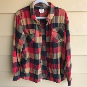 Black yellow and red flannel